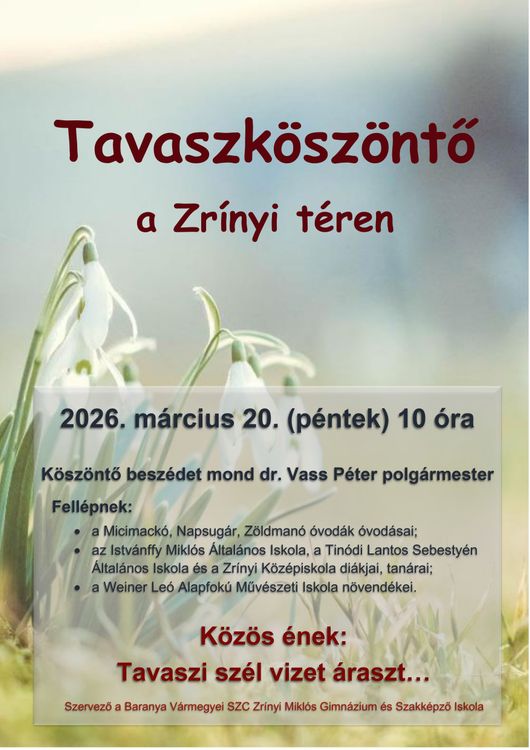 Tavaszköszöntő